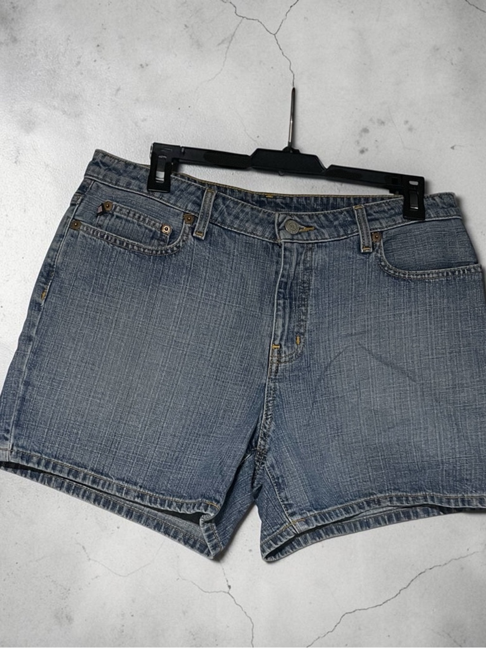Ralph Lauren Light Blue Denim Jeans with Leather Patch